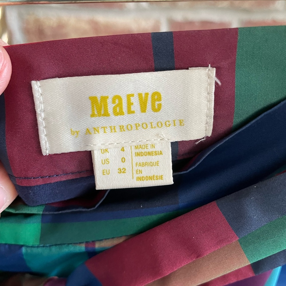 Maeve Plaid A-Line Skirt - Picture 4 of 5
